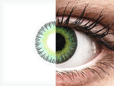 ColourVUE Fusion Green Yellow - Sin graduar (2 lentillas)