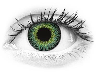 ColourVUE Fusion Green Yellow - Sin graduar (2 lentillas)