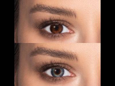 ColourVUE Fusion Green Yellow - Sin graduar (2 lentillas)