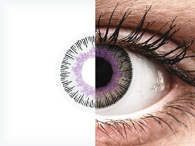 ColourVUE Fusion Violet Gray - Sin graduar (2 lentillas)