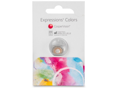 Expressions Colors Grey - Sin graduar (1 lentilla)