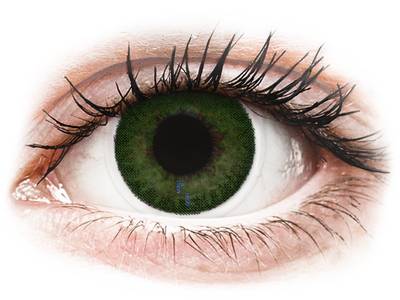 FreshLook Dimensions Sea Green - Sin graduar (2 lentillas)