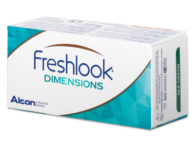 FreshLook Dimensions Sea Green - Sin graduar (2 lentillas)