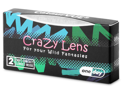 ColourVUE Crazy Lens - Orange Werewolf - Diarias sin graduar (2 lentillas)