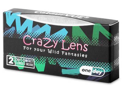 ColourVUE Crazy Lens - Whiteout - Diarias sin graduar (2 lentillas)