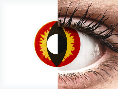 ColourVUE Crazy Lens - Dragon Eyes - Diarias sin graduar (2 lentillas)
