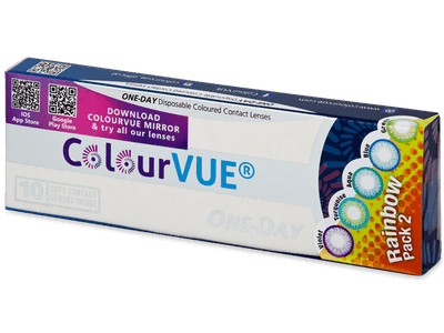 ColourVue One Day TruBlends Rainbow 2 - Sin graduar (10 lentillas) - Este producto también está disponible en esta variación de empaque