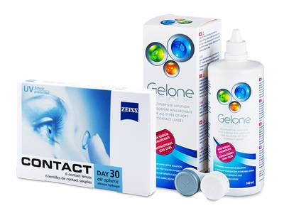 Zeiss Contact Day 30 Air (6 Lentillas) + Líquido Gelone 360 ml
