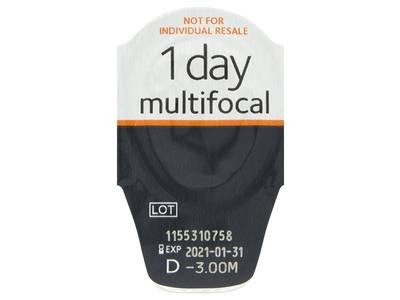 Proclear 1 Day multifocal (30 lentillas) - Previsualización del blister