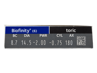 Biofinity Toric (6 lentillas)
