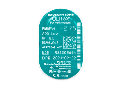 Bausch + Lomb ULTRA for Astigmatism (6 lentillas) - Previsualización del blister