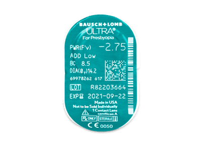 Bausch + Lomb ULTRA for Presbyopia (6 lentillas) - Previsualización del blister