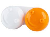 Estuche de lentillas 3D - naranja Estuche de lentes de contacto - Estuche de lentillas 3D - naranja