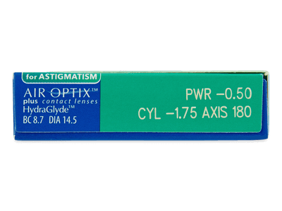 Air Optix plus HydraGlyde for Astigmatism (3 lentillas) - Previsualización de atributos