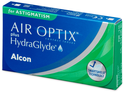 Air Optix plus HydraGlyde for Astigmatism (3 lentillas) - Lentes de contacto mensuales