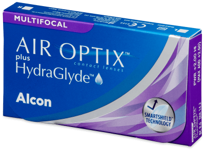 Air Optix plus HydraGlyde Multifocal (6 lentillas)