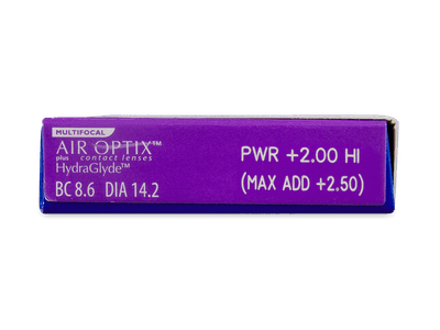 Air Optix plus HydraGlyde Multifocal (3 lentillas) - Previsualización de atributos