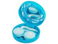 Estuche de lentillas con ornamento - Azul Accesorios para lentes de contacto - Estuche de lentillas con ornamento - Azul