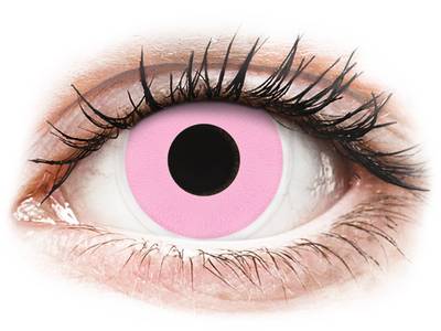 ColourVUE Crazy Lens - Barbie Pink - Sin graduar (2 lentillas) - Lentillas de colores