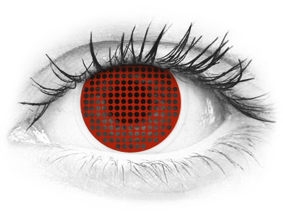 ColourVUE Crazy Lens - Red Screen - Sin graduar (2 lentillas)