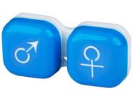 Estuche de lentillas mujer y hombre - azul Estuche de lentes de contacto - Estuche de lentillas mujer y hombre - azul