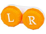 Estuche de lentillas L+R- naranja Estuche de lentes de contacto - Estuche de lentillas L+R- naranja