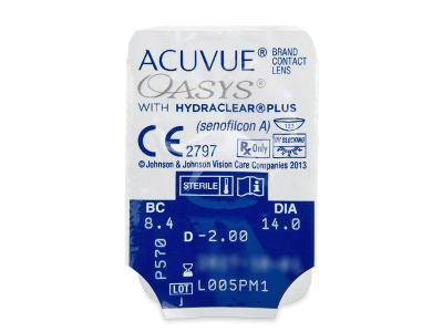 Acuvue Oasys (12 lentillas) - Previsualización del blister