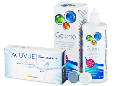 Acuvue Oasys (12 Lentillas) + Gelone 360 ml