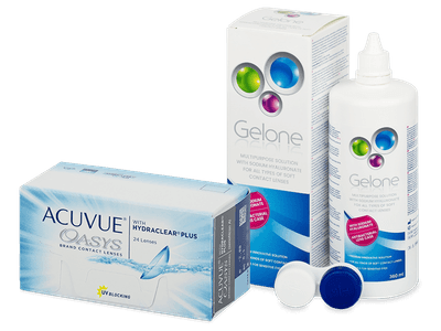 Acuvue Oasys (24 Lentillas) + Gelone 360 ml