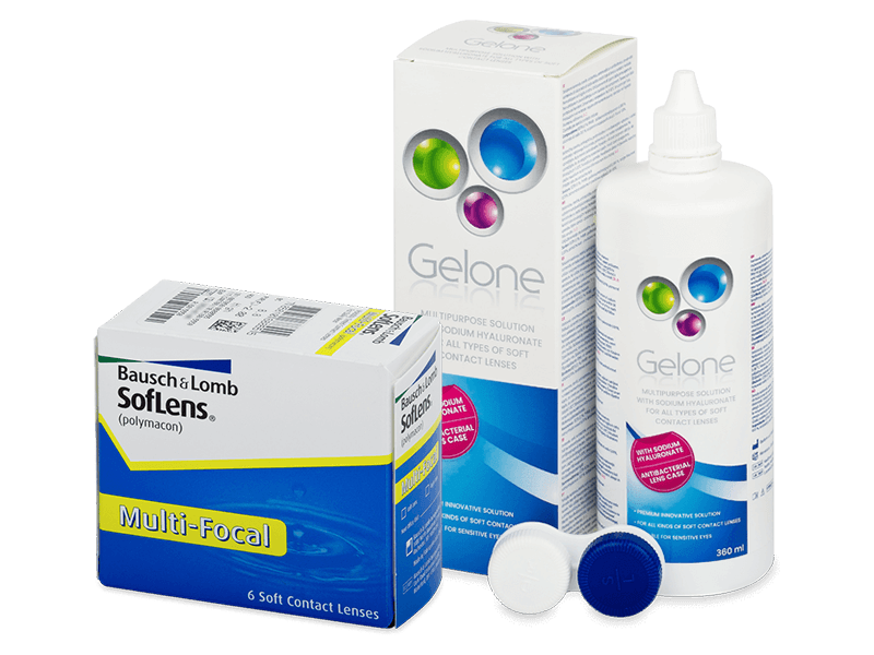 SofLens Multi-Focal (6 Lentillas) + Líquido Gelone 360 ml - Pack ahorro
