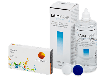 Proclear Toric (6 Lentillas) + Líquido Laim-Care 400 ml
