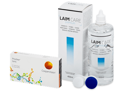 Proclear Toric (6 Lentillas) + Líquido Laim-Care 400 ml