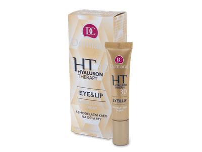 Dermacol Hyaluron crema antiarrugas para ojos y labios 15 ml 