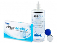 Clear All-Day (6 Lentillas) + Líquido Laim-Care 400 ml Pack lentillas + Laim-Care - Clear All-Day (6 Lentillas) + Líquido Laim-Care 400 ml