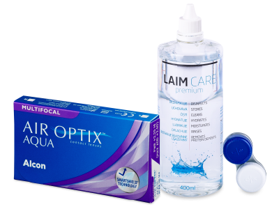 Air Optix Aqua Multifocal (6 Lentillas) + Líquido Laim-Care 400 ml