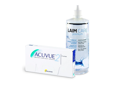 Acuvue 2 (6 lentillas) + Líquido Laim-Care 400 ml