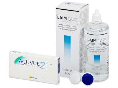 Acuvue 2 (6 lentillas) + Líquido Laim-Care 400 ml