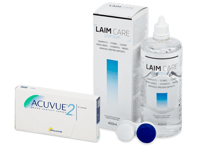 Acuvue 2 (6 lentillas) + Líquido Laim-Care 400 ml