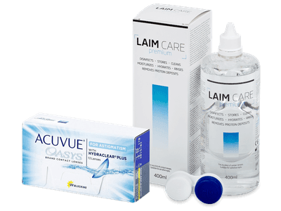 Acuvue Oasys for Astigmatism (12 lentillas) + Líquido Laim-Care 400 ml