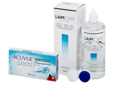 Acuvue Oasys for Presbyopia (6 lentillas) + Líquido Laim-Care 400 ml