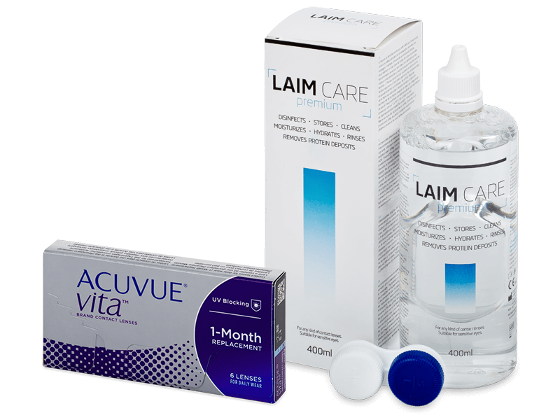 Acuvue Vita (6 lentillas) + Líquido Laim-Care 400 ml - Pack ahorro