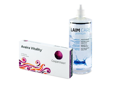 Avaira Vitality (6 lentillas) + Líquido Laim-Care 400 ml