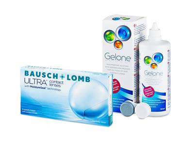 Bausch + Lomb ULTRA (6 lentillas) + Líquido Gelone 360 ml