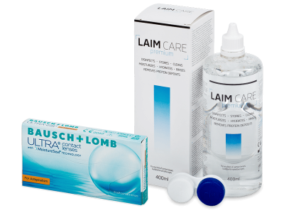 Bausch + Lomb ULTRA for Astigmatism (6 lentillas) + Líquido Laim-Care 400 ml
