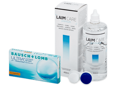 Bausch + Lomb ULTRA for Astigmatism (6 lentillas) + Líquido Laim-Care 400 ml