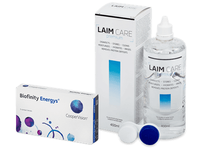 Biofinity Energys (3 lentillas) + Líquido Laim-Care 400 ml