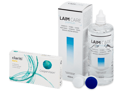 Clariti Toric (6 lentillas) + Líquido Laim-Care 400 ml