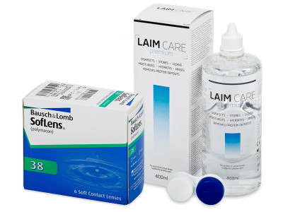 SofLens 38 (6 lentillas) + Líquido Laim-Care 400 ml