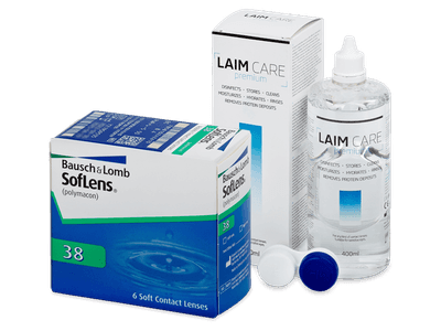 SofLens 38 (6 lentillas) + Líquido Laim-Care 400 ml