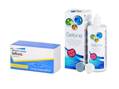 SofLens Multi-Focal (3 lentillas) + Líquido Gelone 360 ml